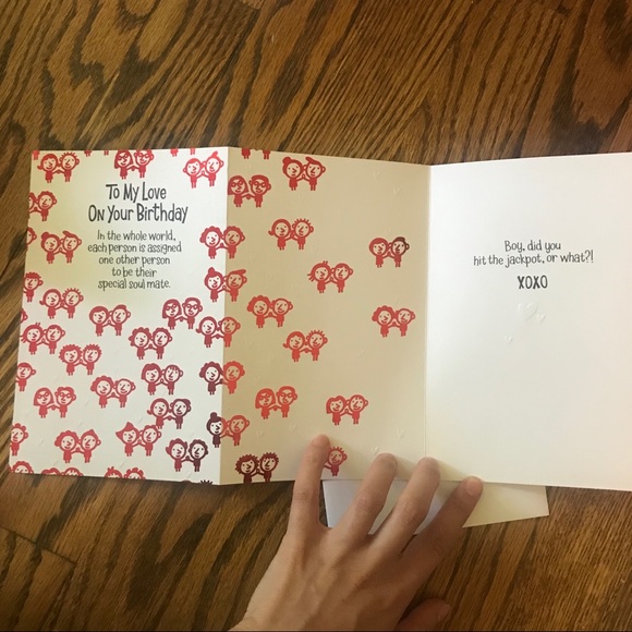 Funny Birthday Card for Soulmate xoxo - Picture 4 of 6